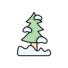 Pine Tree vector icon