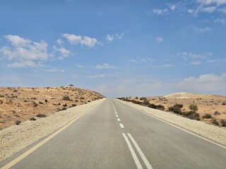 road through the desert