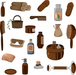 Natural Spa Wellness Beauty Product Collection