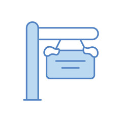 Christmas Board vector icon