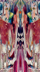 Abstract background wallpaper. Ethnic pattern. Mixtures of oil paint. Trendy hand painting canvas....