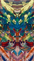 Abstract background wallpaper. Ethnic pattern. Mixtures of oil paint. Trendy hand painting canvas....