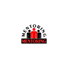 Mentoring icon isolated on white background
