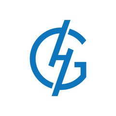 initial hg letter logo design vector template, hg logo for monogram, gh letter logo design for any business.