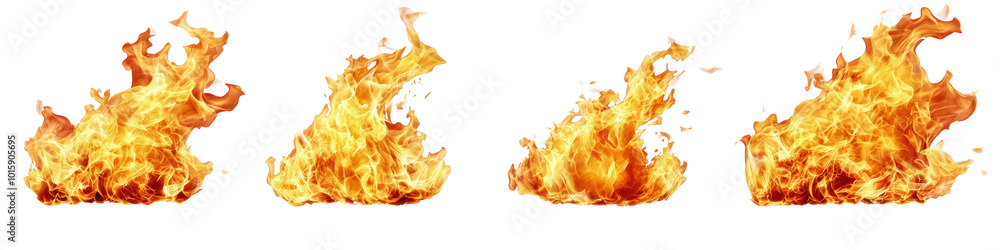 Poster dynamic flame graphics for design projects, perfect for backgrounds or accents. transparent backgrou