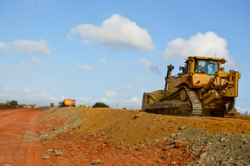 bulldozer at work