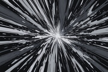 グレーのサンバースト背景画像