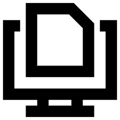 e docs icon, simple vector design