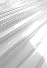 Obraz premium Modern white and light grey square overlapped pattern on background with shadow. white background