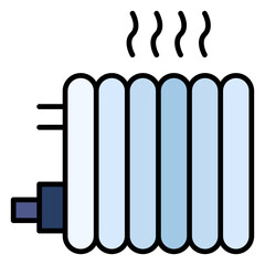 heater, electronics, household, radiator, heating Icon