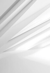 Obraz premium Abstract white and gray color modern design stripes white lines series background