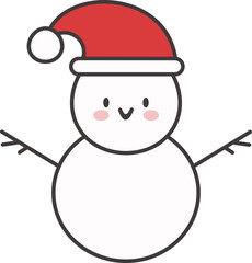 Cute Christmas Snowman