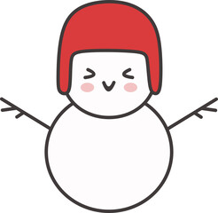 Cute Christmas Snowman