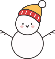 Cute Christmas Snowman