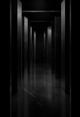Black foil gradient texture background with uneven surface
