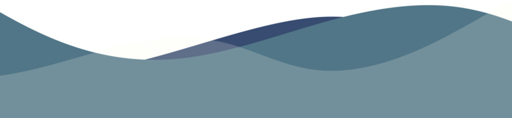 Obraz premium Business Wave Footer