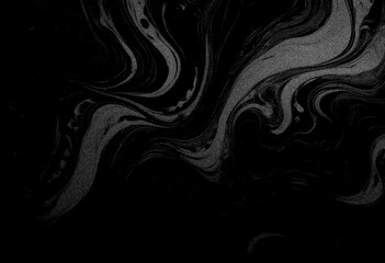 Marble black texture, wavy texture background	

