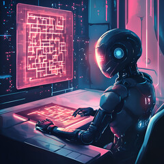 Humanoid Robot with AI Systems