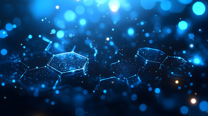 Obraz premium light, technology, digital, star, energy, illustration, vector, futuristic, explosion, design, text, network, glowing, computer, blue, word, space, magic, line, christmas, lights, art, backdrop, lines