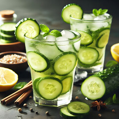 Refreshing Cucumber Mint Lemonade for Summer Days