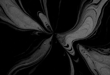 Marble black texture, wavy texture background	
