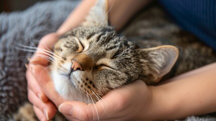 Caring Hands for Cat Wellness and Comfort