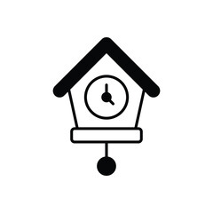 Xmas Clock vector icon