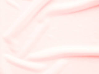 Background pink silk clouth wave abstract texture soft tablecloth cotton textile backdrop cosmetic beauty template presentation, silky velvet linen mockup cloth dress curtain backdrop clothing.