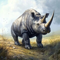 Prehistoric Rhino: A Powerful Beast of the Past