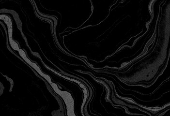 Marble black texture, wavy texture background	
