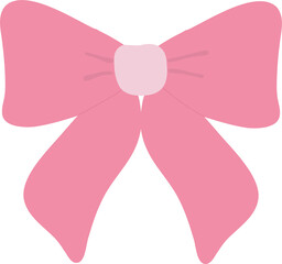 Pink coquette Christmas clip art featuring pastel flat design, cute festive elements, and girly holiday icons for use in holiday decorations and projects.