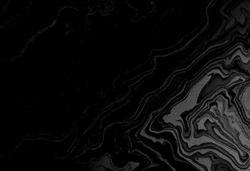 Marble black texture, wavy texture background	
