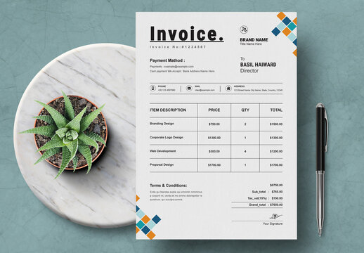 Invoice Design Layout