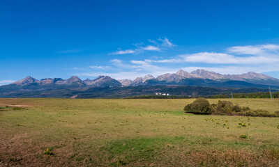 Fototapeta premium The High Tatras are the highest mountain range in Slovakia and Poland and are also the only mountain range in these countries with an alpine character.