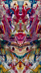 Abstract background wallpaper. Ethnic pattern. Mixtures of oil paint. Trendy hand painting canvas. Wall decor and Wall art prints Idea. 3D Texture. Art object