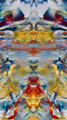 Abstract background wallpaper. Ethnic pattern. Mixtures of oil paint. Trendy hand painting canvas. Wall decor and Wall art prints Idea. 3D Texture. Art object