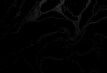 Marble black texture, wavy texture background	
