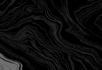 Marble black texture, wavy texture background	
