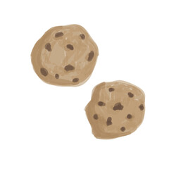Cookie Hand Drawn Food Illustration