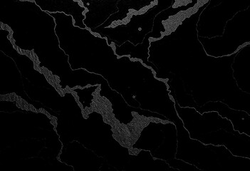 Marble black texture, wavy texture background	
