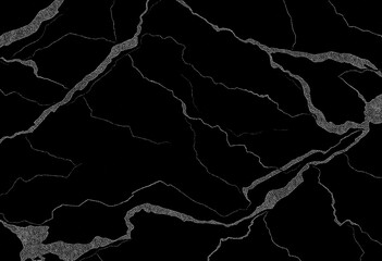 Marble black texture, wavy texture background	
