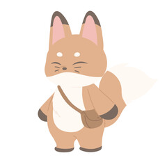 Fox Animal Holiday Illustration