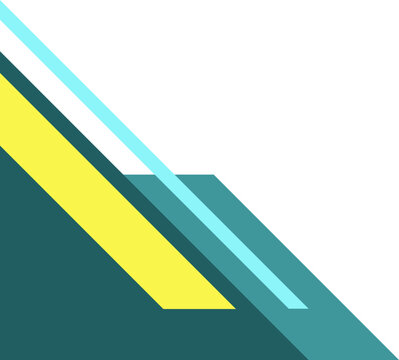 Modern Parallelogram Corner