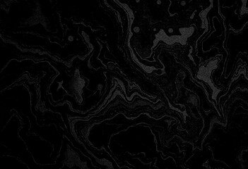 Marble black texture, wavy texture background	
