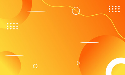 Gradient Geometric Background. Orange Gradient Design for landing page, website, banner, etc. simple background