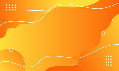 Gradient Geometric Background. Orange Gradient Design for landing page, website, banner, etc. simple background