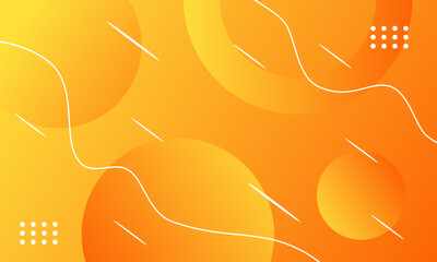 Gradient Geometric Background. Orange Gradient Design for landing page, website, banner, etc. simple background