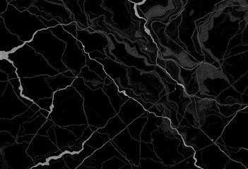 Marble black texture, wavy texture background	
