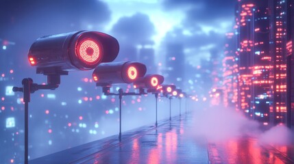 Innovative face scanning, security technology.