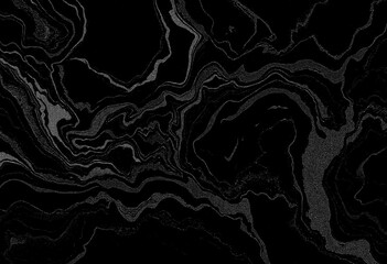 Marble black texture, wavy texture background